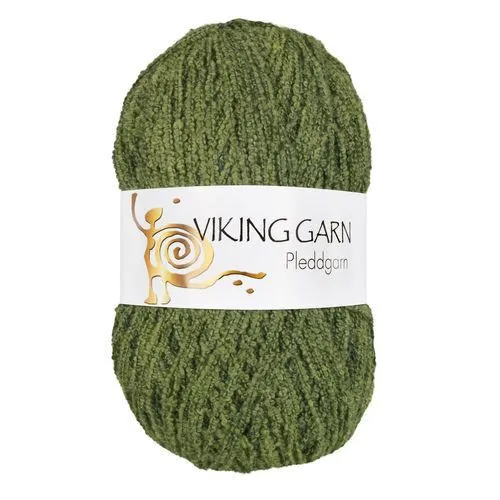 Viking Pleddgarn 731 Mørk grøn