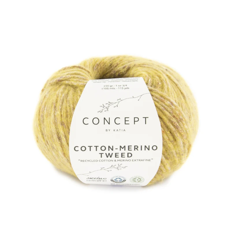 Katia Cotton-Merino Tweed 507 Okker