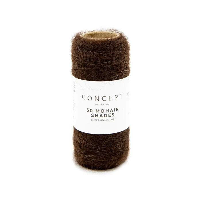 Katia 50 Mohair Shades 15 Chokoladebrun