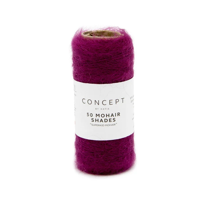 Katia 50 Mohair Shades 39 Perle brombær
