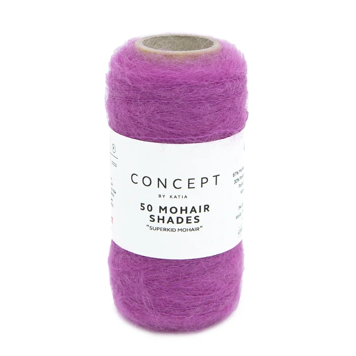 Katia 50 Mohair Shades 52 Lyngviolet