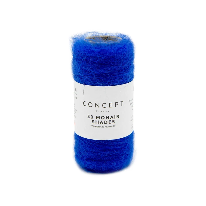 Katia 50 Mohair Shades 32 Mellemblå