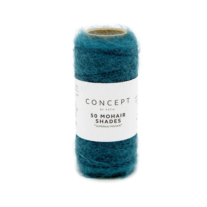 Katia 50 Mohair Shades 29 Grønblå