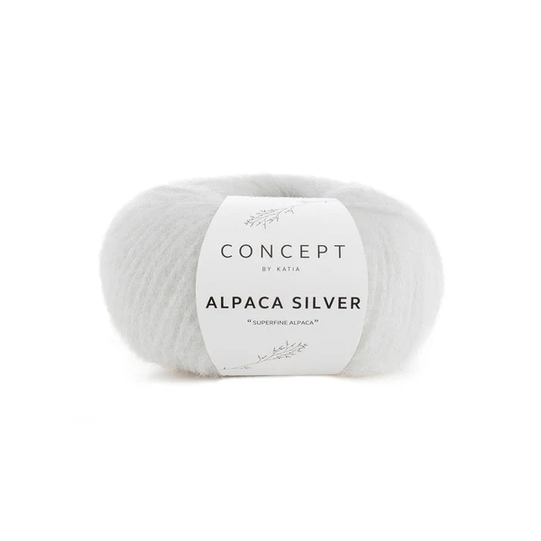 Katia Alpaca Silver 250 Ecru-sølv
