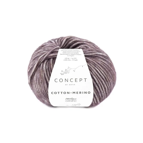 Katia Cotton-Merino 134 Aubergine