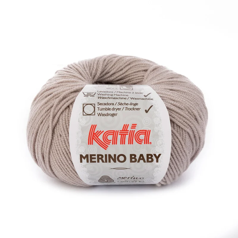 Katia Merino Baby 082 Stengrå