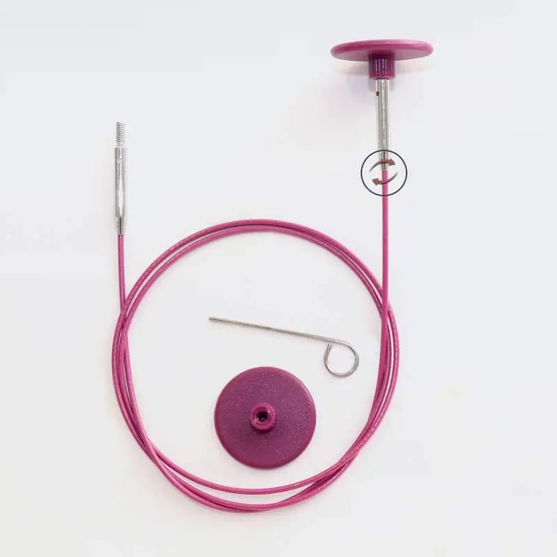 KnitPro Stålwire Swivel (40-150 cm)
