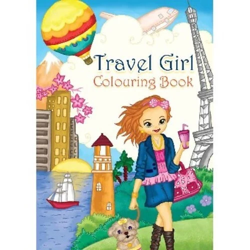 Malebog A4 Travel Girl, 16 sider