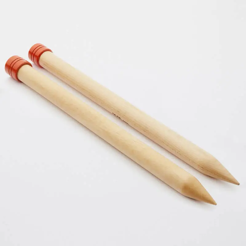 KnitPro JUMBO Birch Jumperpinde 35 cm