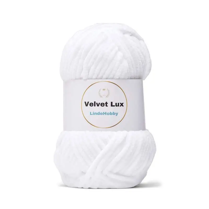 LindeHobby Velvet Lux 02 Hvid