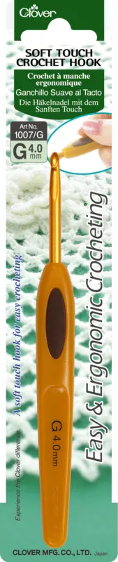 Clover SOFT TOUCH Hæklenål (0.5-6.0 mm)