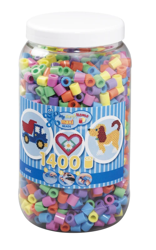 Hama Maxi perler i dåse - Mix 50 8541