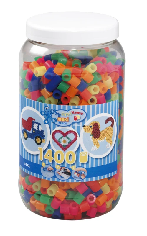 Hama Maxi Perler 1400 stk - Mix 51