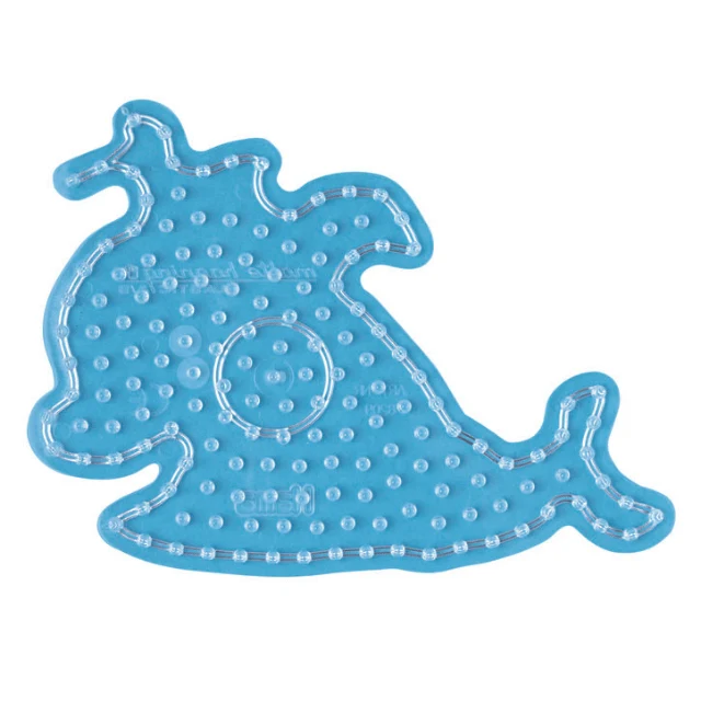 Hama Maxi Stiftplade, transparent - Hval 8209