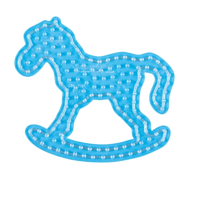 Hama Maxi stiftplade, transparent - Gyngehest 8221