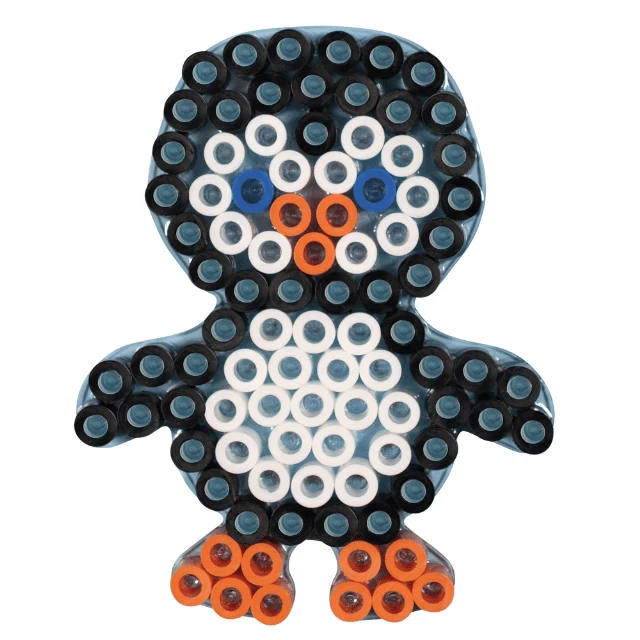 Hama Maxi stiftplade, transparent - Pingvin 8227