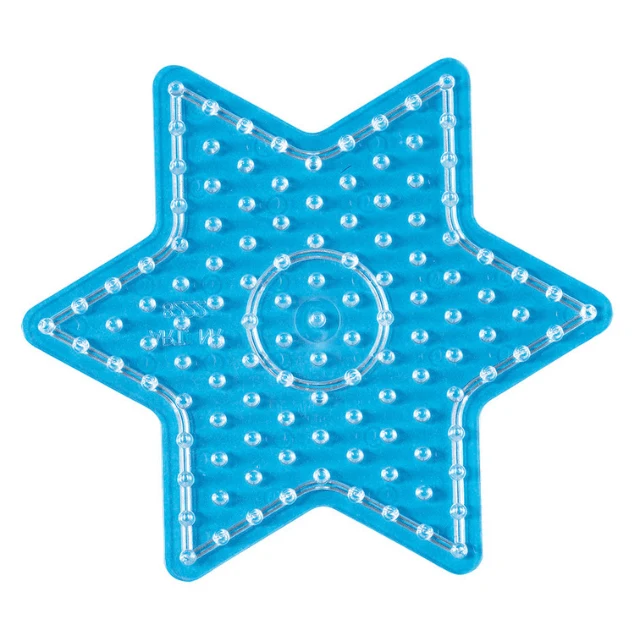 Hama Maxi stiftplade, transparent - Stjerne 8222