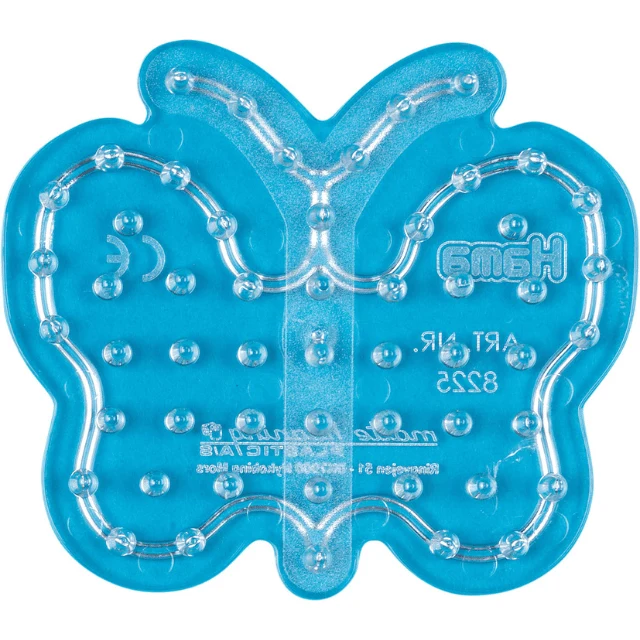 Hama Maxi stiftplade, transparent - Lille sommerfugl 8225
