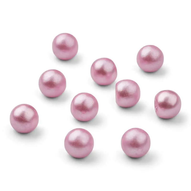 HobbyArts Perleknapper, Lilla, 12 mm, 10 stk