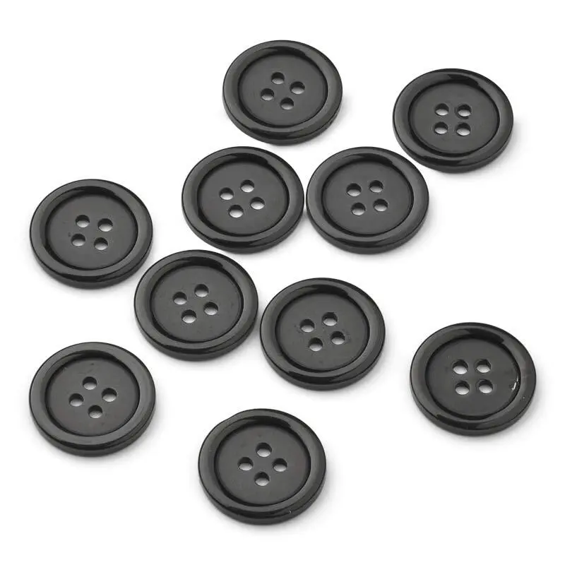 HobbyArts Sorte Knapper, 23 mm