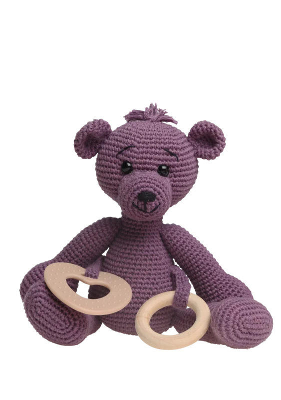 Sanse Teddy Kit - Mørk lilla