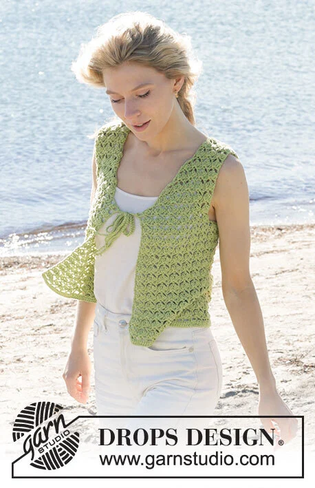 241-24 Boogie Nights Vest by DROPS Design