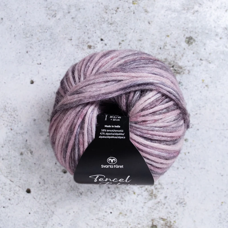 Svarta Fåret Tencel Blow 95 Frossen blomme frapino