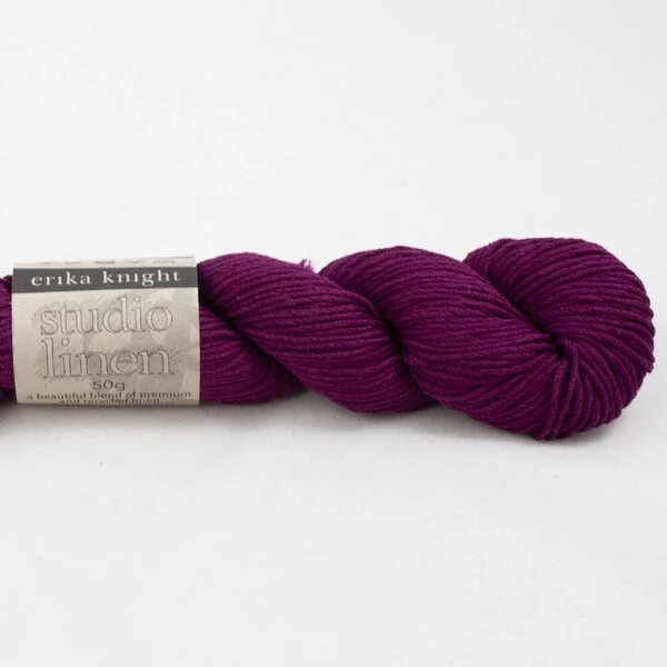 Erika Knight Studio Linen 420 Pomegranate