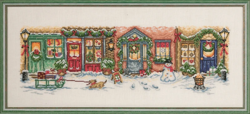 Permin Julebroderi - Julegaden 71x30cm
