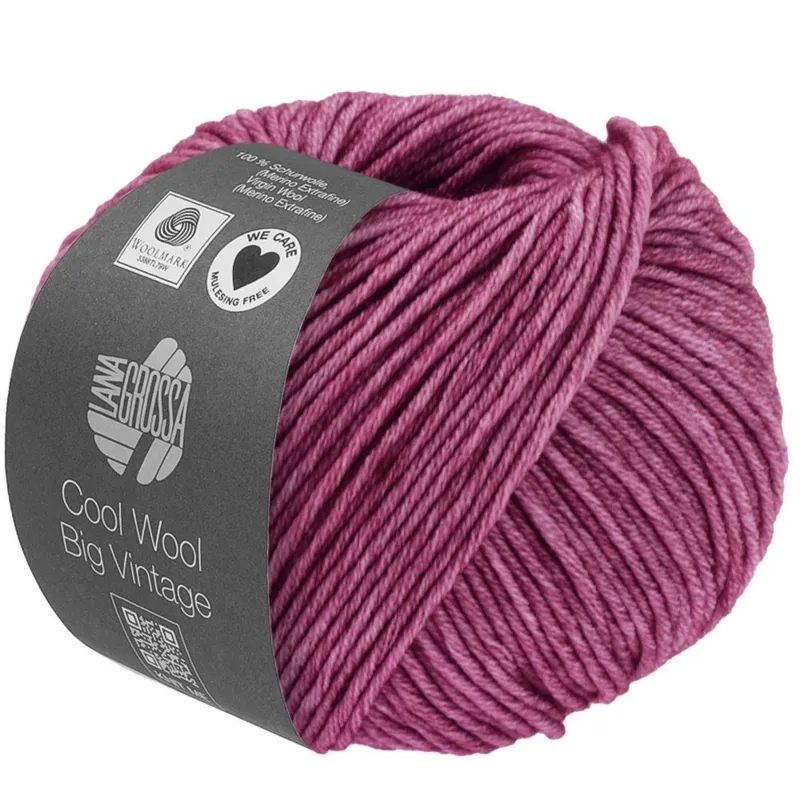 Lana Grossa Cool Wool Big Vintage 89 Pink