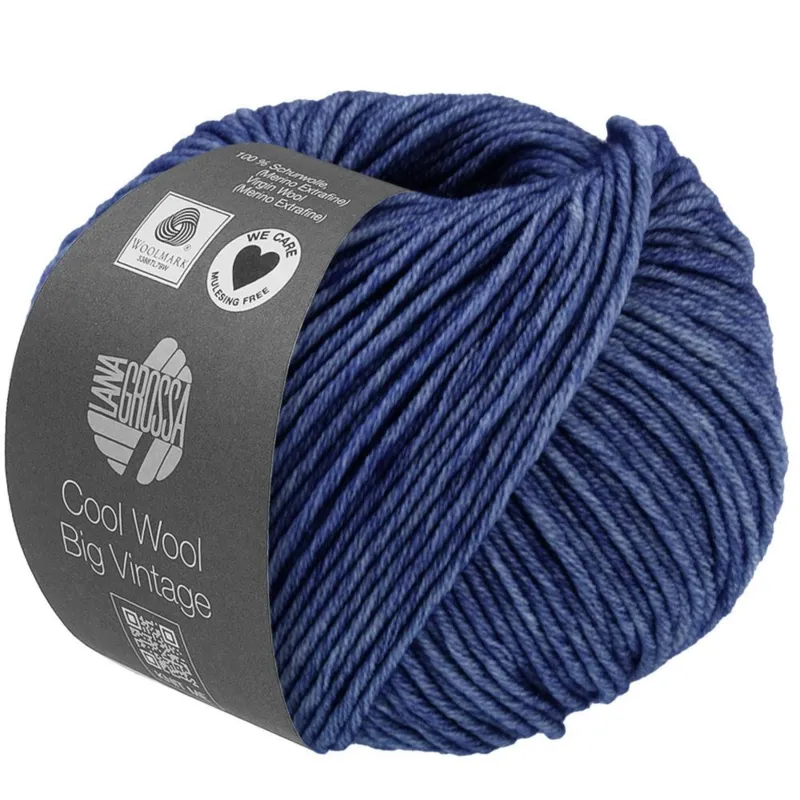Lana Grossa Cool Wool Big Vintage 90 Kornblomst