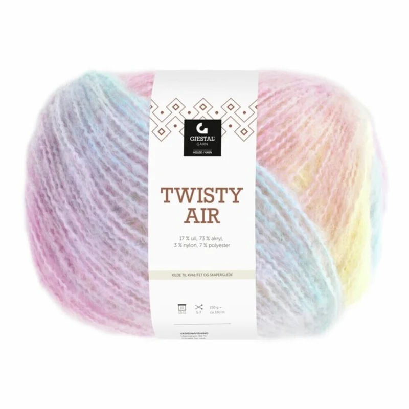 Gjestal Twisty Air 9104 Pastel print