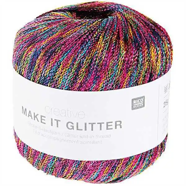 Rico Design Creative Make it glitter 004 Regnbue