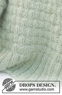 Scottish Thistle Sweater by DROPS Design