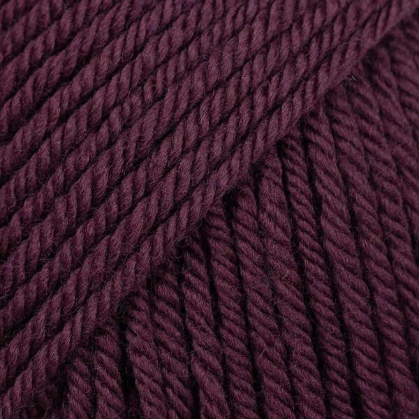 DROPS Daisy 34 Mørk drue (Uni Colour)