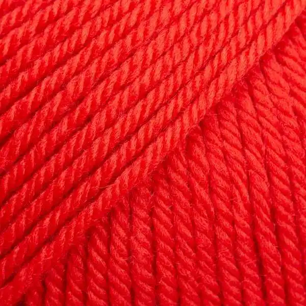 DROPS Daisy 20 Rød (Uni Colour)