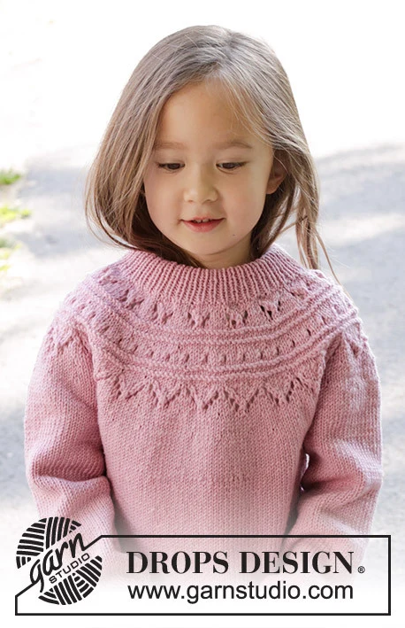 47-8 Running Circles Sweater by DROPS Design