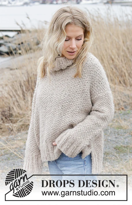 243-24 Outdoor Escape Sweater by DROPS Design