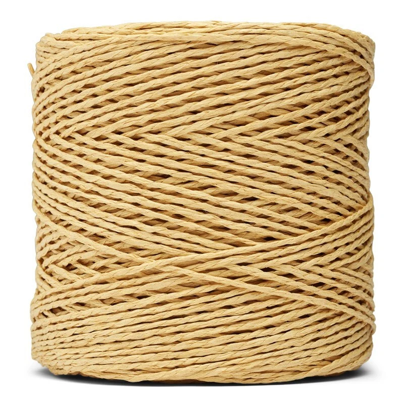 LindeHobby Twisted Paper Yarn 04 Naturlig farve