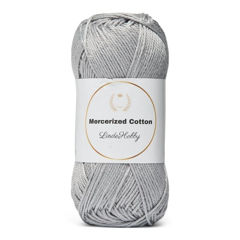 LindeHobby Mercerized Cotton 3 Grå