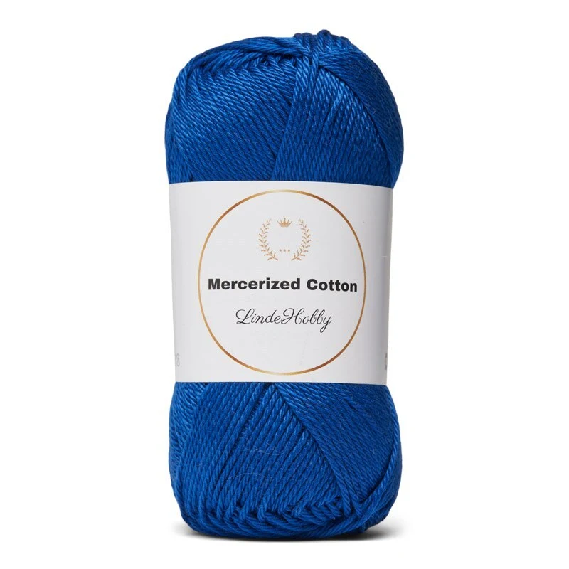LindeHobby Mercerized Cotton 35 Kongeblå