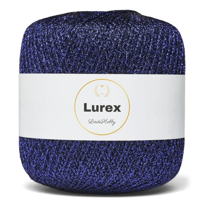 LindeHobby Lurex 18 Koboltblå