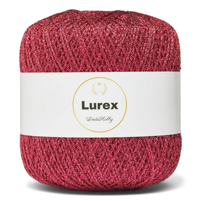 LindeHobby Lurex 13 Lyserød
