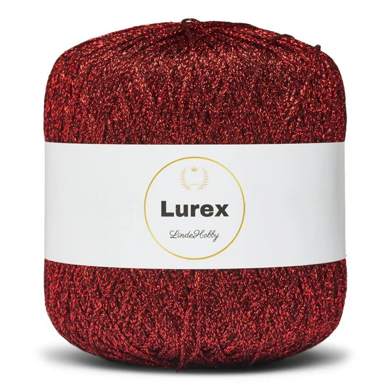 LindeHobby Lurex 11 Rød