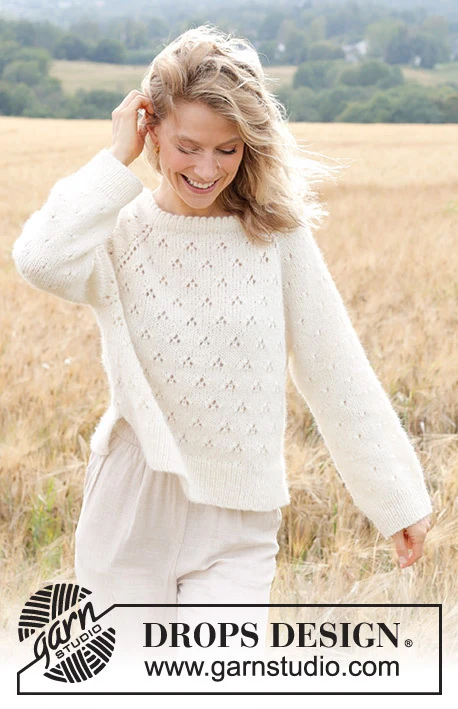 249-4 Spring Snowflake by DROPS Design