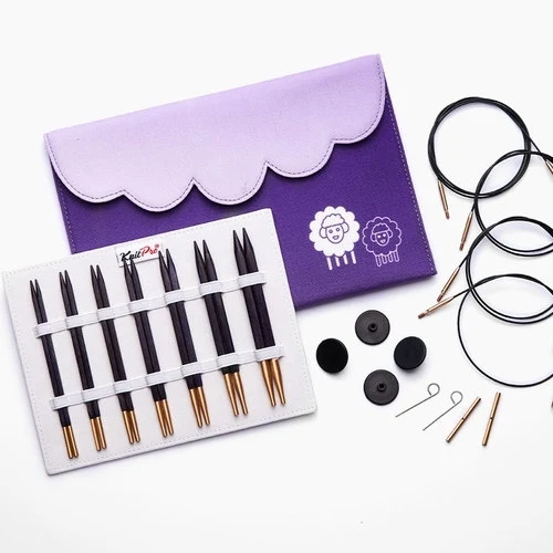 Knitpro J'adore Cubics Deluxe Udskiftelige Rundpindesæt