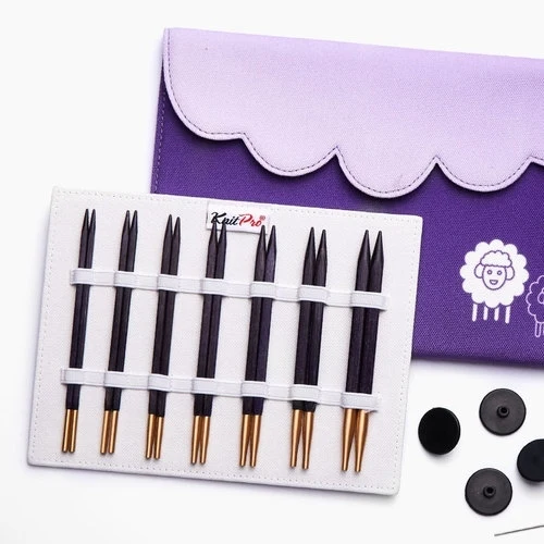 Knitpro J'adore Cubics Deluxe Udskiftelige Rundpindesæt