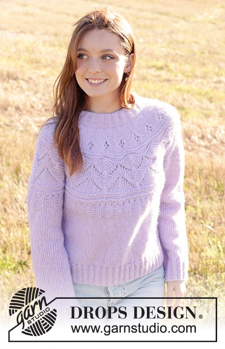 250-35 Lavender Harvest by DROPS Design