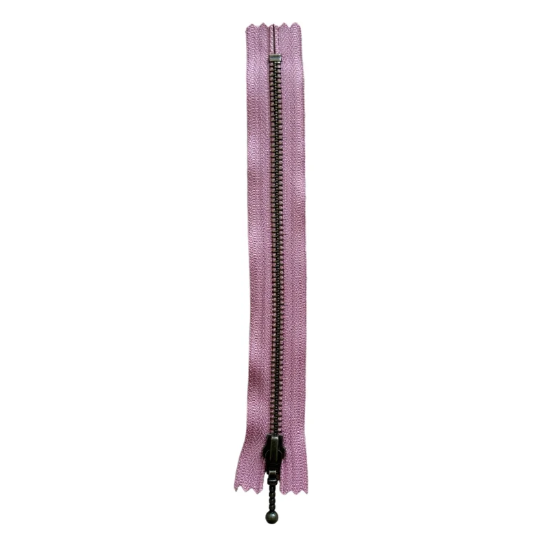 YKK Fast Lynlås Antik Messing 6 mm 20 cm