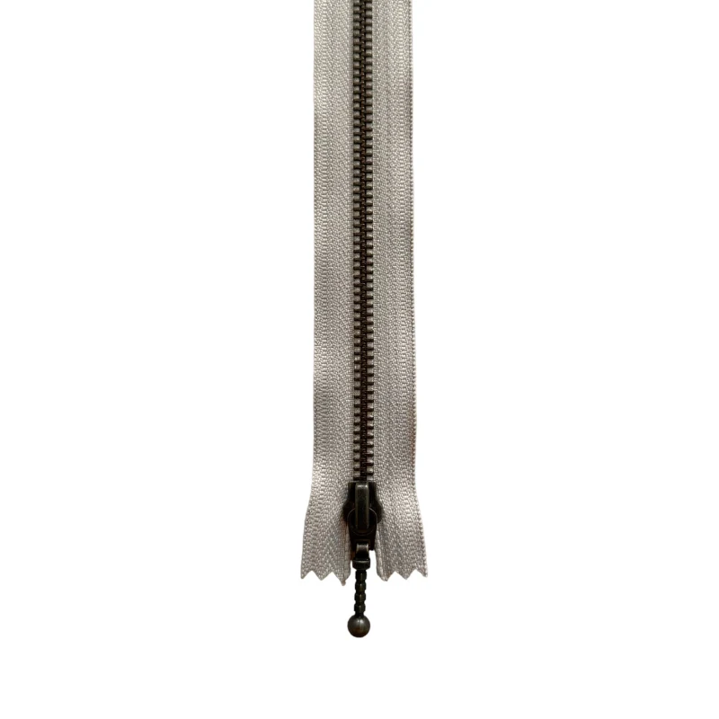 YKK Fast Lynlås Antik Messing 6 mm 35 cm 572